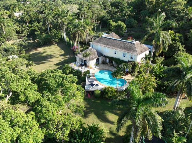 Luxurious Estate Home overhead shot | Credit: KellerWilliams Realty Jamaica