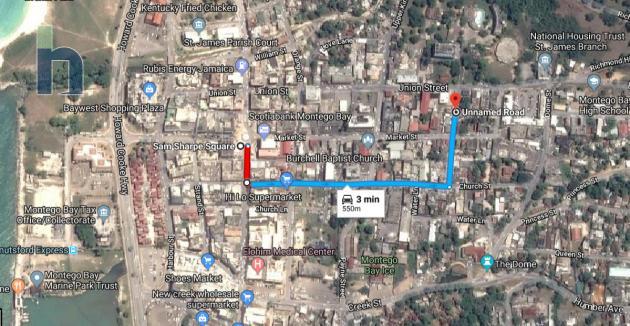 Photo #1 of 2 - Property For Sale at DOWNTOWN MONTEGO BAY, Downtown Montego Bay, St. James, Jamaica. Development Land with 0 bedrooms and 0 bathrooms at JMD $6,000,000. #223.