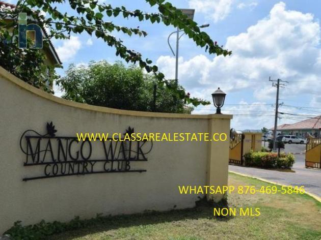 Photo #1 of 6 - Property For Sale at MANGO WALK COUNTRY  CLUB, Mango Walk, St. James, Jamaica. Townhouse with 2 bedrooms and 2 bathrooms at JMD $23,000,000. #333.